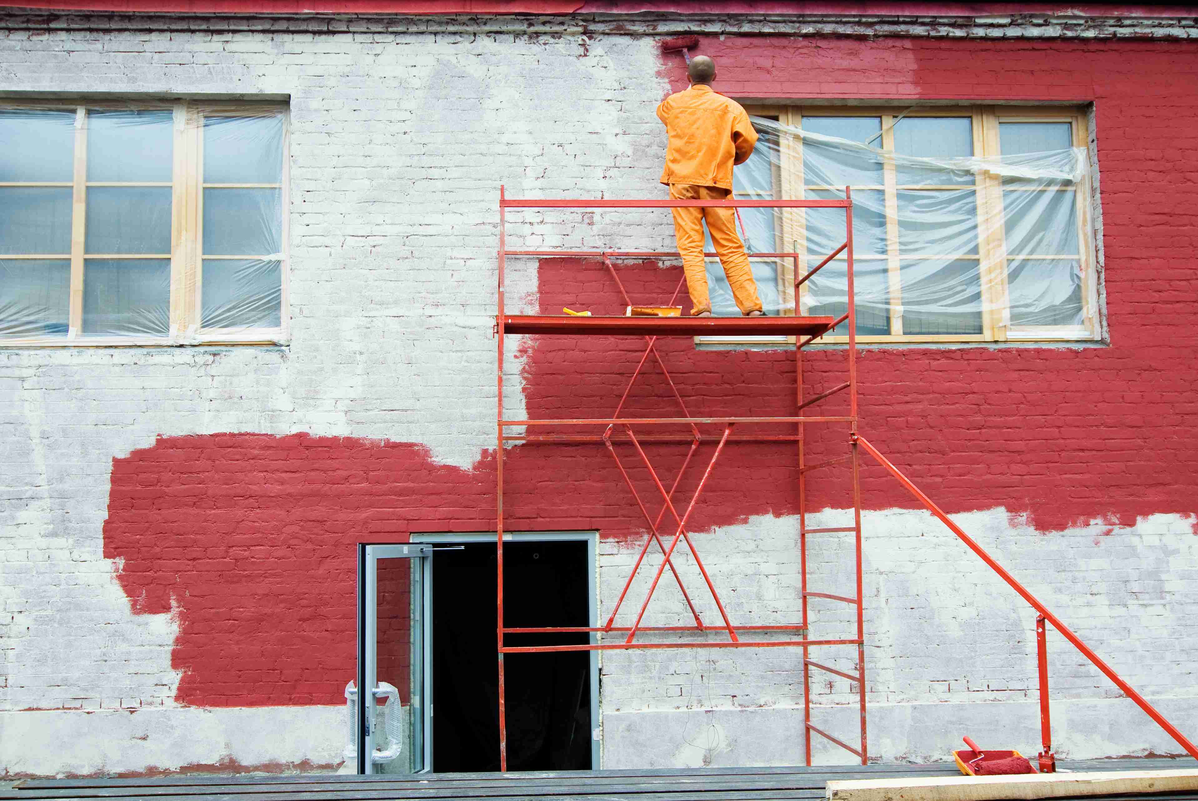 Ravalement de façade réalisé par AJ Toiture
